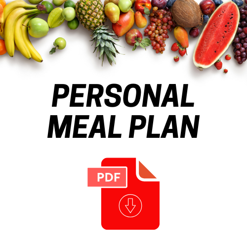 Personalised 7 day Meal Plan